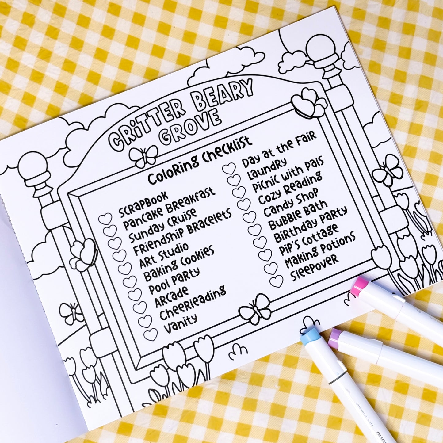 Critter Beary Grove Coloring Book - Volume 1
